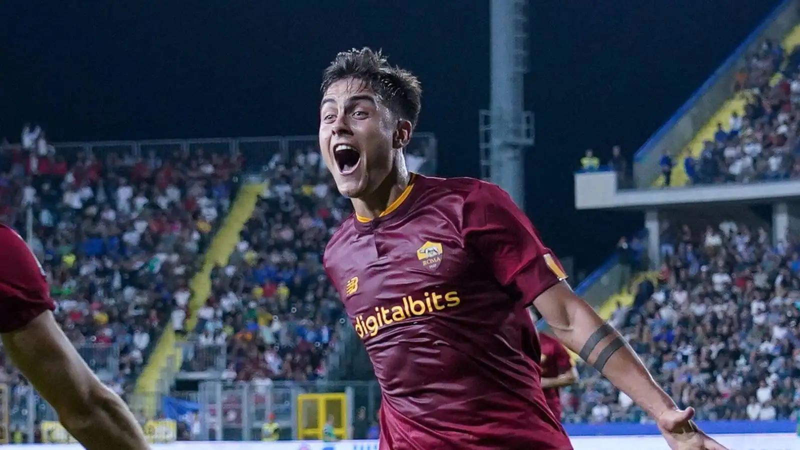 Roma, Italy. 12th Jan, 2023. Paulo Dybala of AS Roma celebrates