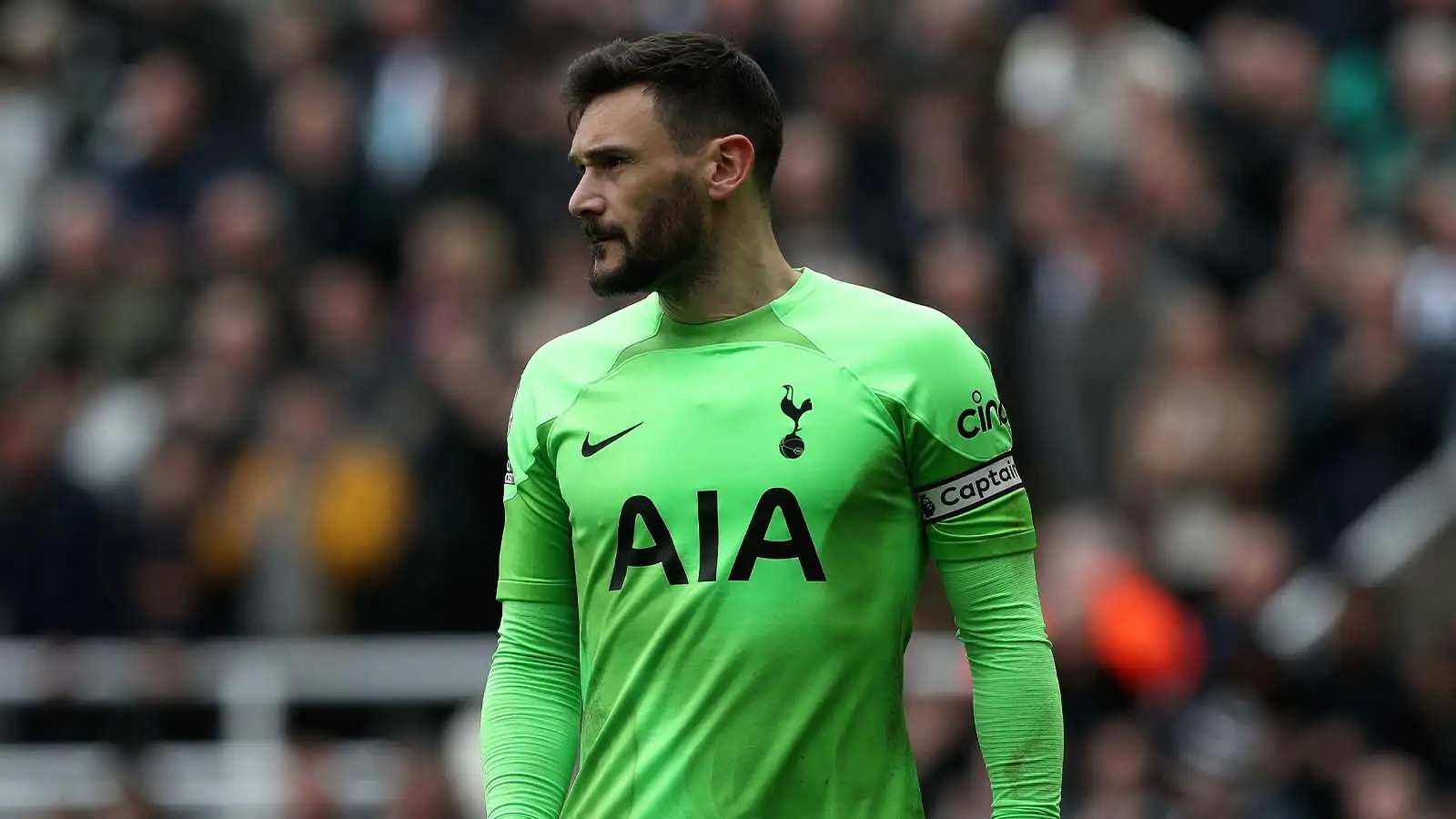 2023Tottenham Hotspur's Hugo Lloris during the Premier League match between Newcastle United and Tottenham Hotspur