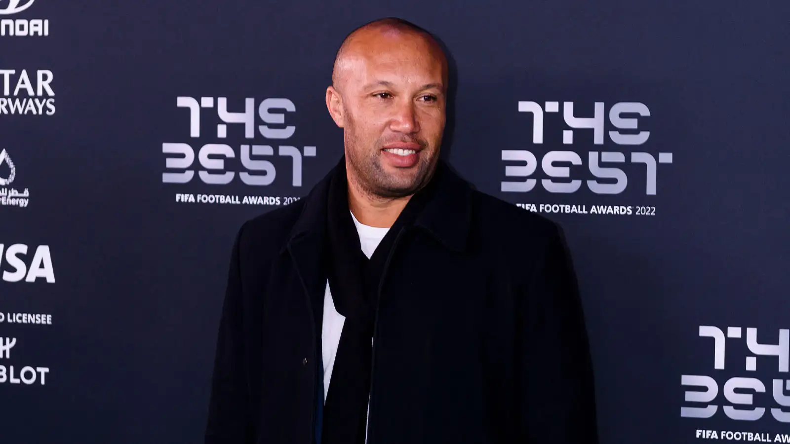 French former footballer Mikael Silvestre poses for images