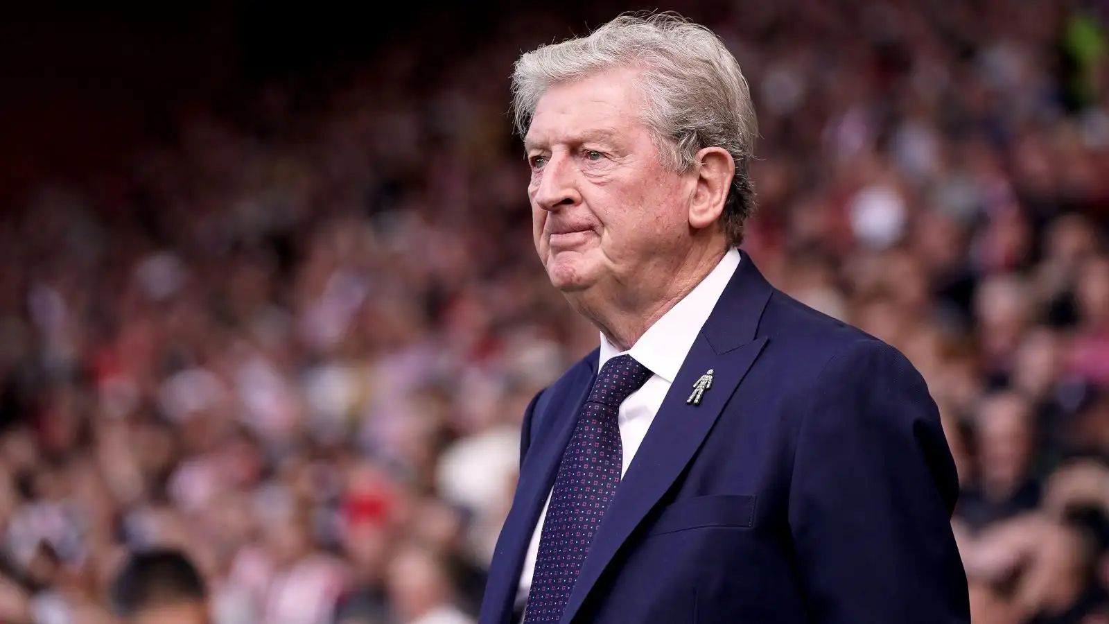 Roy Hodgson before a match between Crystal Palace and Arsenal.