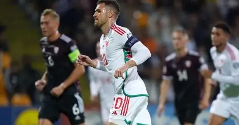 Latvia 0-2 Wales: Dragons keep Euro ’24 hopes alive as Ramsey nets 100th goal in much-needed win