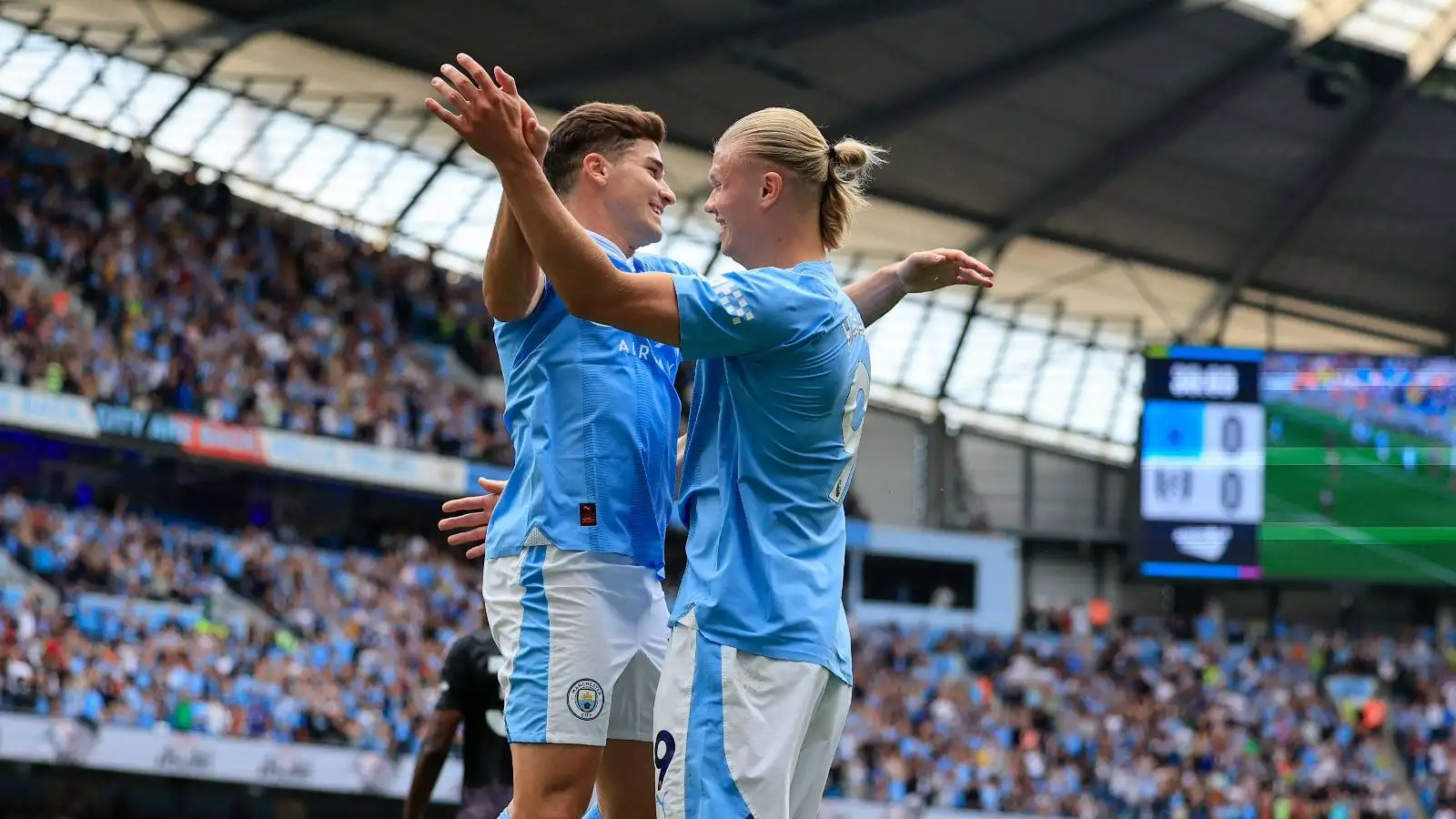 Julian Alvarez is Man City's most prolific player after Erling