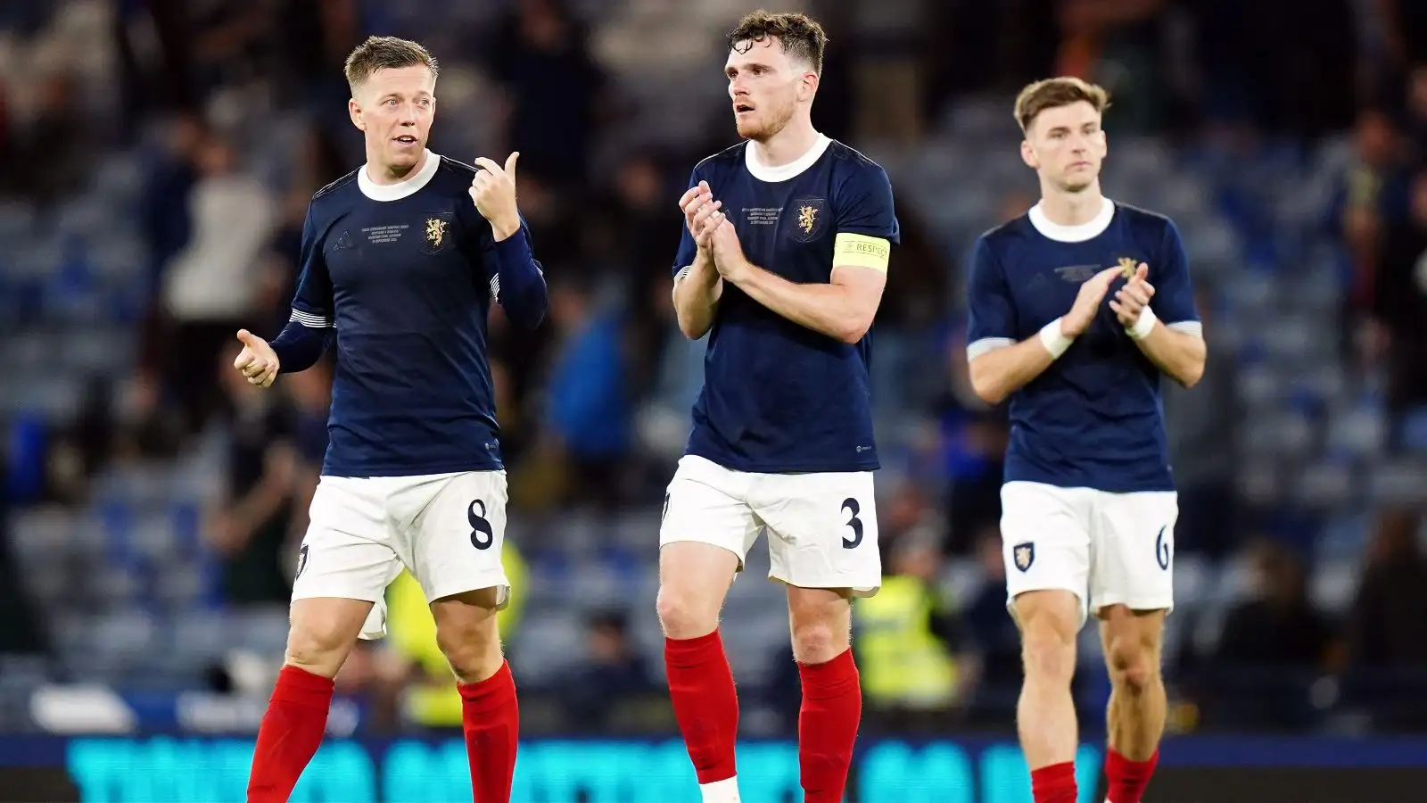 Andy Robertson and Callum McGregor commend the Scotland adherents.