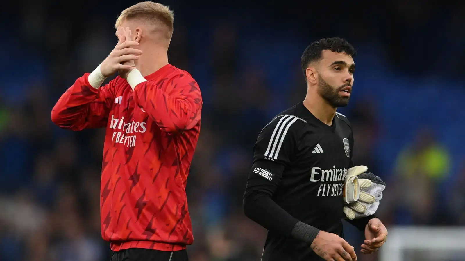 Medley goalkeepers David Raya and Aaron Ramsdale after a match.