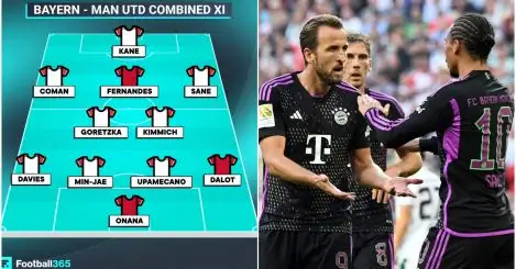 Three Man Utd ‘stars’ in Bayern combined XI as Ten Hag finally gets Kane to link up with Bruno
