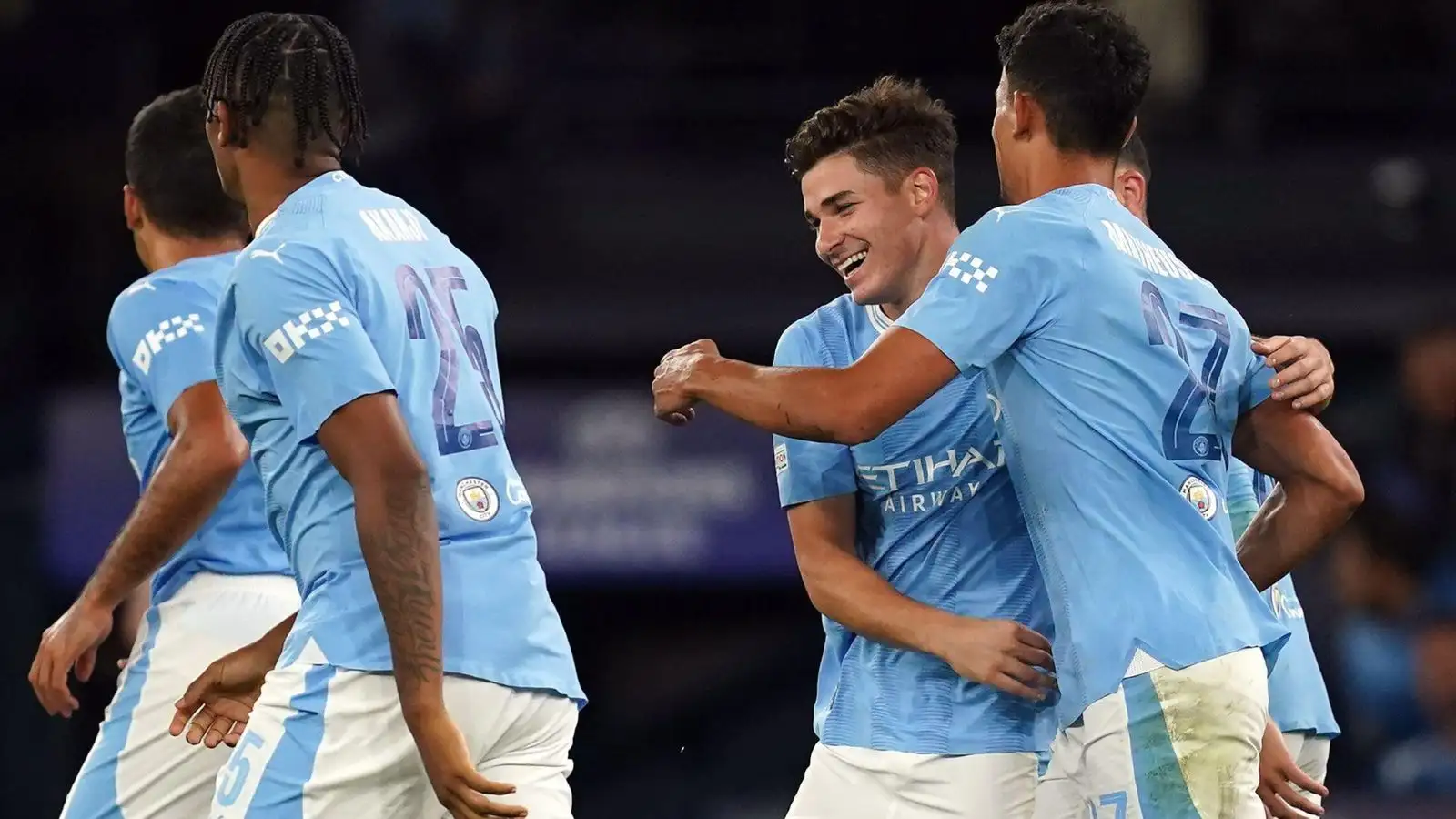 Manchester City 3-1 Crvena Zvezda - Julian Alvarez at the double, Rodri  nets fine third as champions avoid scare - TNT Sports