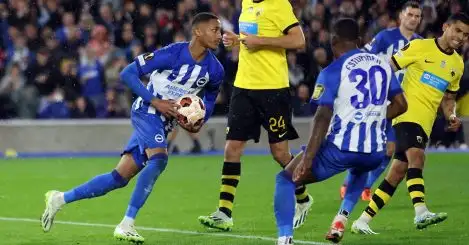 Brighton 2-3 AEK Athens: Joao Pedro brace means nothing as Greek side ruin Albion’s big night
