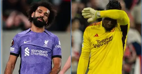 Onana nightmare continues as Manchester United man hits new low ‘just hours’ before Salah exposed