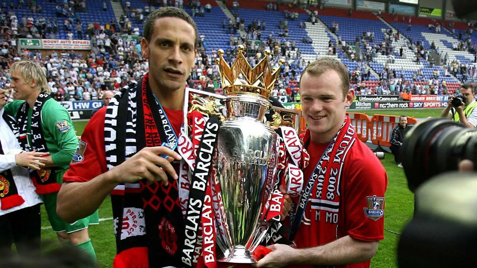 Man Utd duo Rio Ferdinand and Wayne Rooney