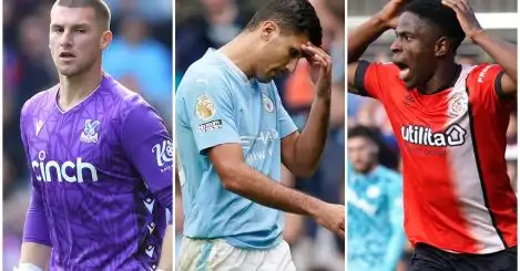 Rodri’s rage, Luton’s missed opportunity, Sam saves Palace – F365’s 3pm Black-Out