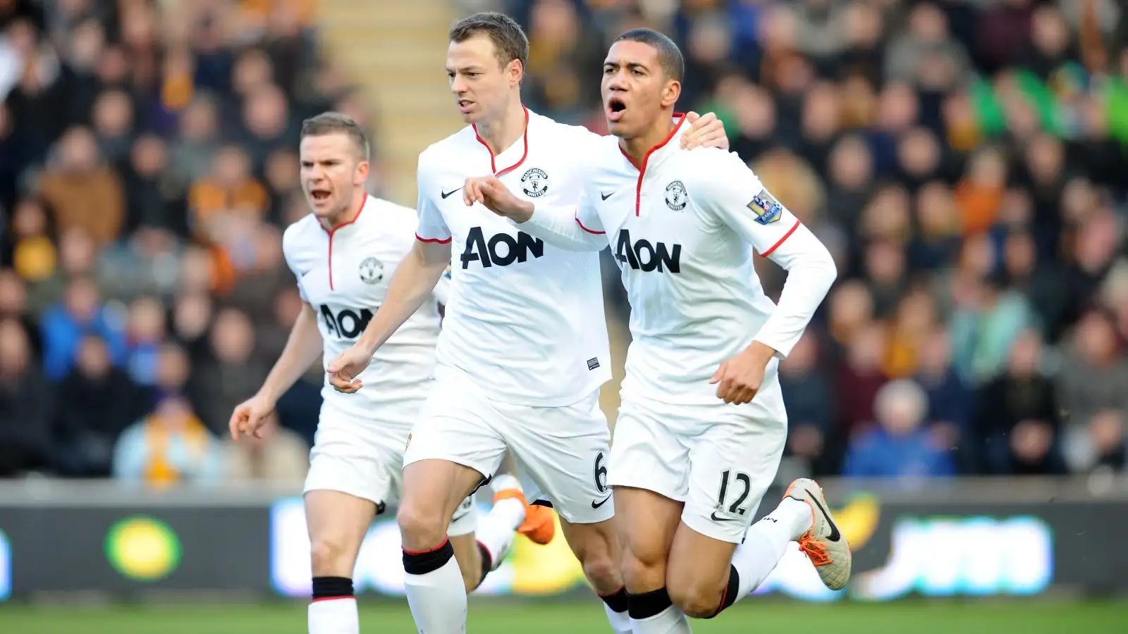 Jonny Evans Chris Smalling Man Utd