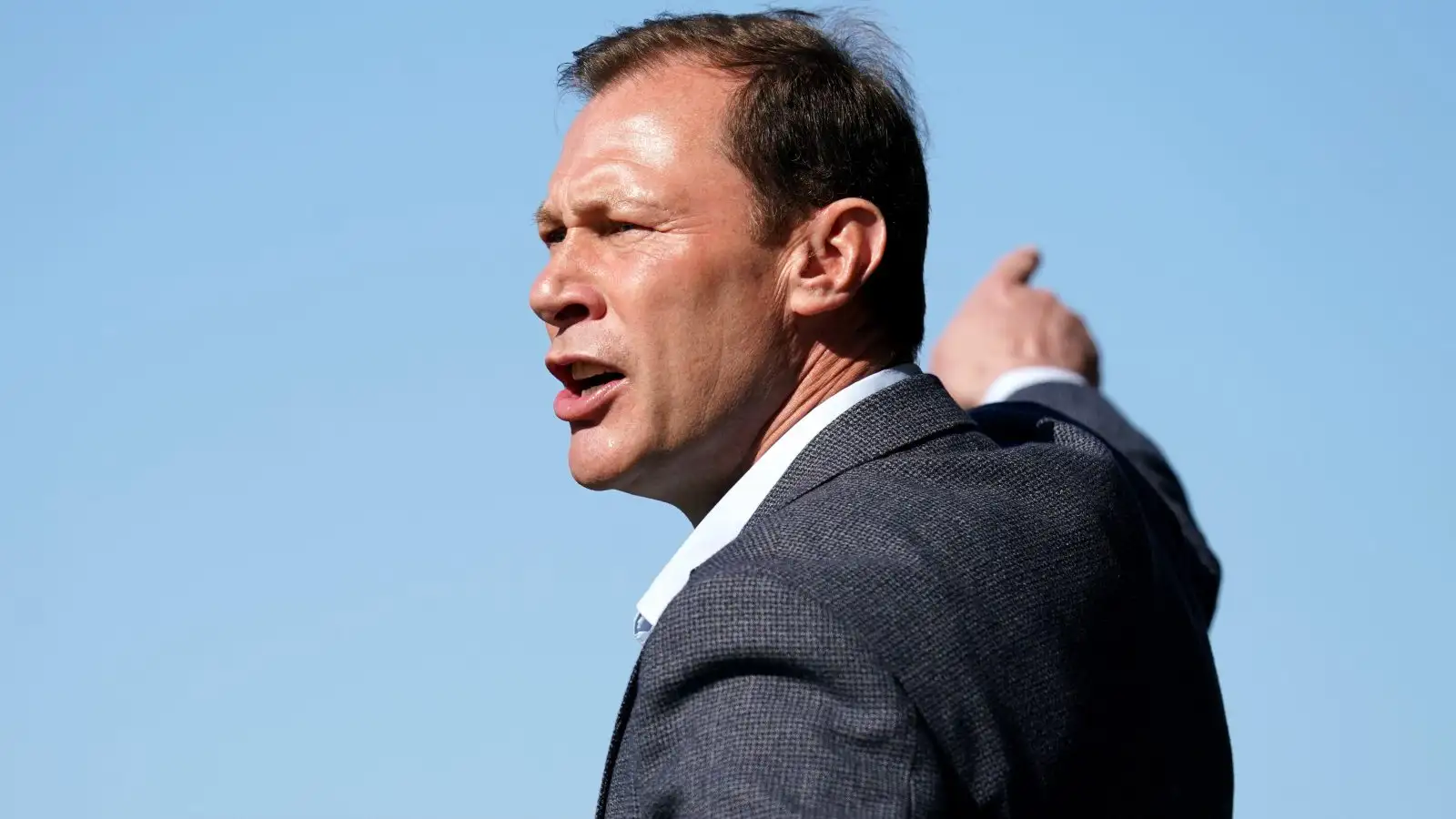 Former Everton striker Duncan Ferguson during a match in charge of Forest Green Rovers.
