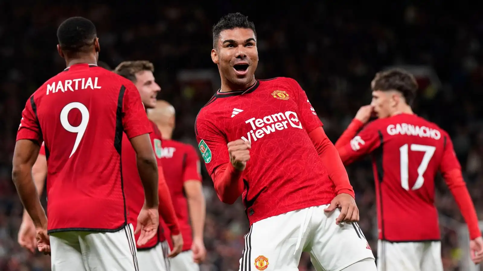 Casemiro scores for Man Utd