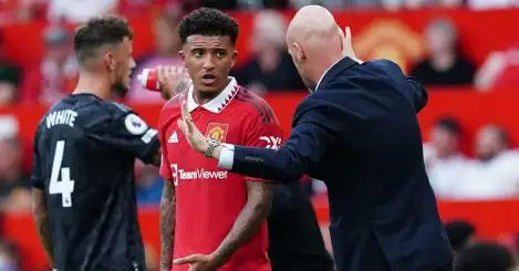 Man Utd insider reveals why Sancho is ‘refusing’ to ‘apologise’ as Ten Hag feud ‘lowers his appeal’