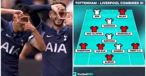 Tottenham 4-7 Liverpool combined XI: Alisson, Trent, Robertson get in ahead of in-form Spurs trio