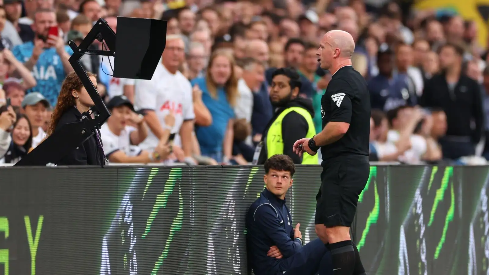 VAR audio of Liverpool's wrongly disallowed goal in Spurs defeat