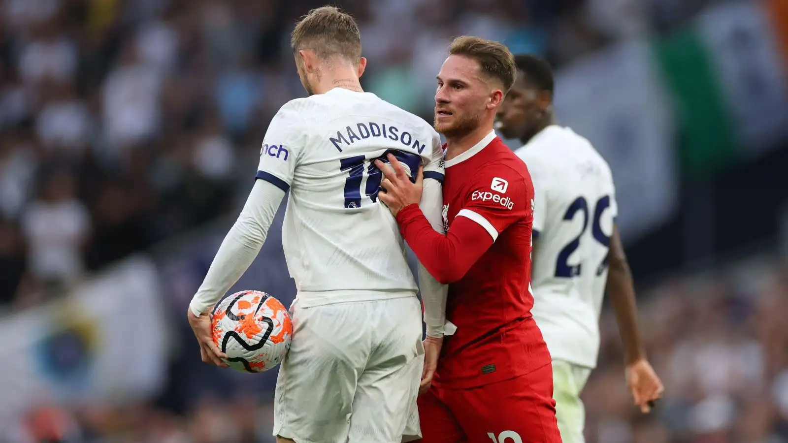 ‘Cry at home’ – Liverpool star Mac Allister fires dig at Romero after loss to Tottenham