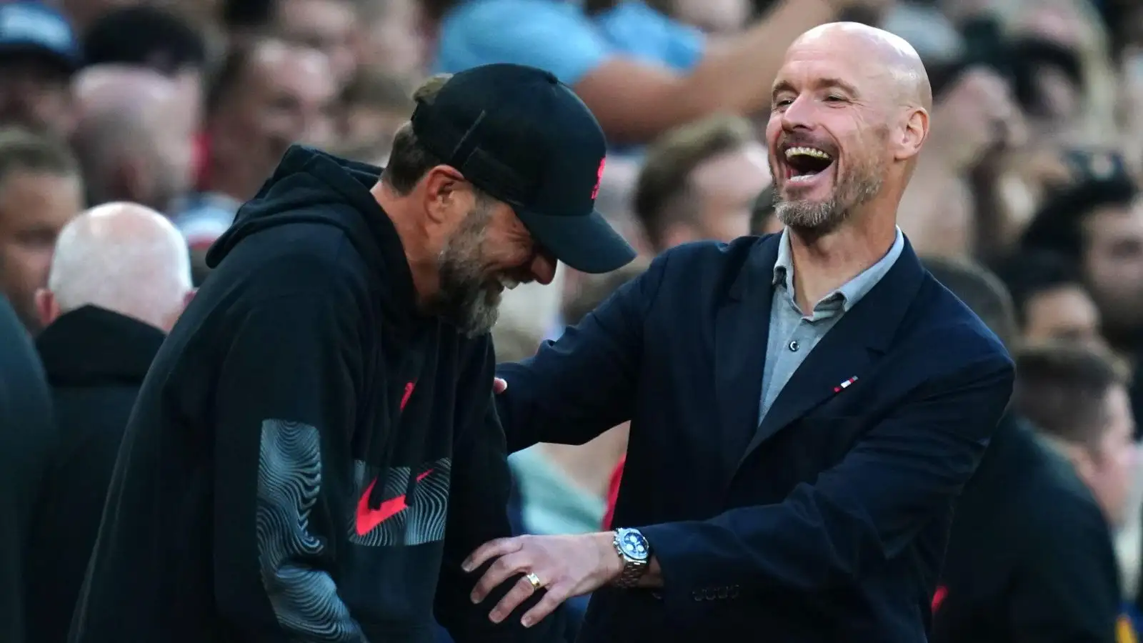 Ten Hag 'risks' Klopp fury with Liverpool comments after binning Ronaldo for 'criticising' Man Utd 2 c?url=https%3A%2F%2Fd2x51gyc4ptf2q.cloudfront.net%2Fcontent%2Fuploads%2F2023%2F10%2F03120244%2FJurgen Klopp Erik ten Hag Liverpool Manchester United