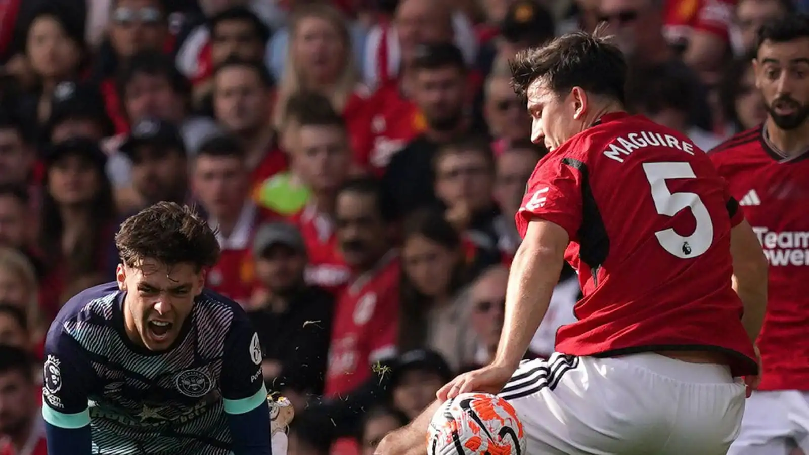 Ten Hag started Maguire 'against his will'; Man Utd 'will do everything in their power' to get rid in January 5 c?url=https%3A%2F%2Fd2x51gyc4ptf2q.cloudfront.net%2Fcontent%2Fuploads%2F2023%2F10%2F07165102%2Fharry maguire manchester united brentford october 2023 1