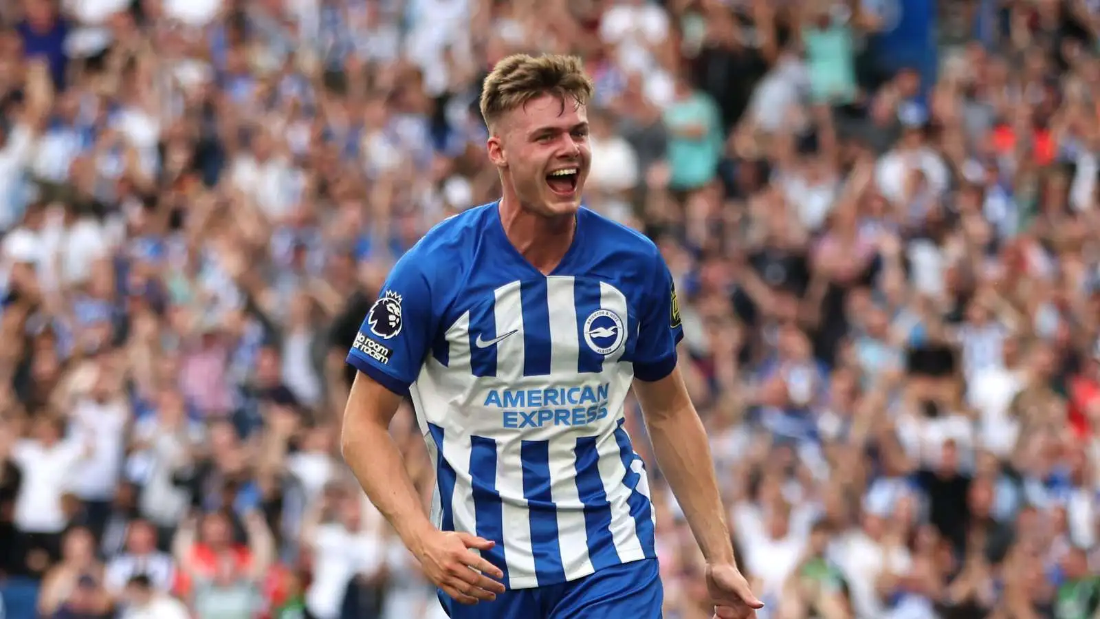 In ultimatum Brighton striker Evan Ferguson memorializes a integrated