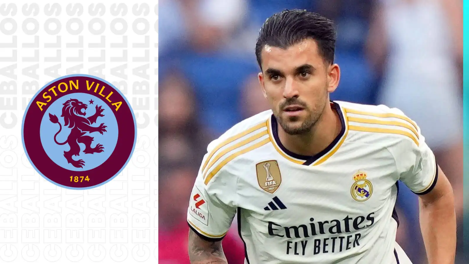 Aston Villa connected Real Madrid midfielder Dani Ceballos