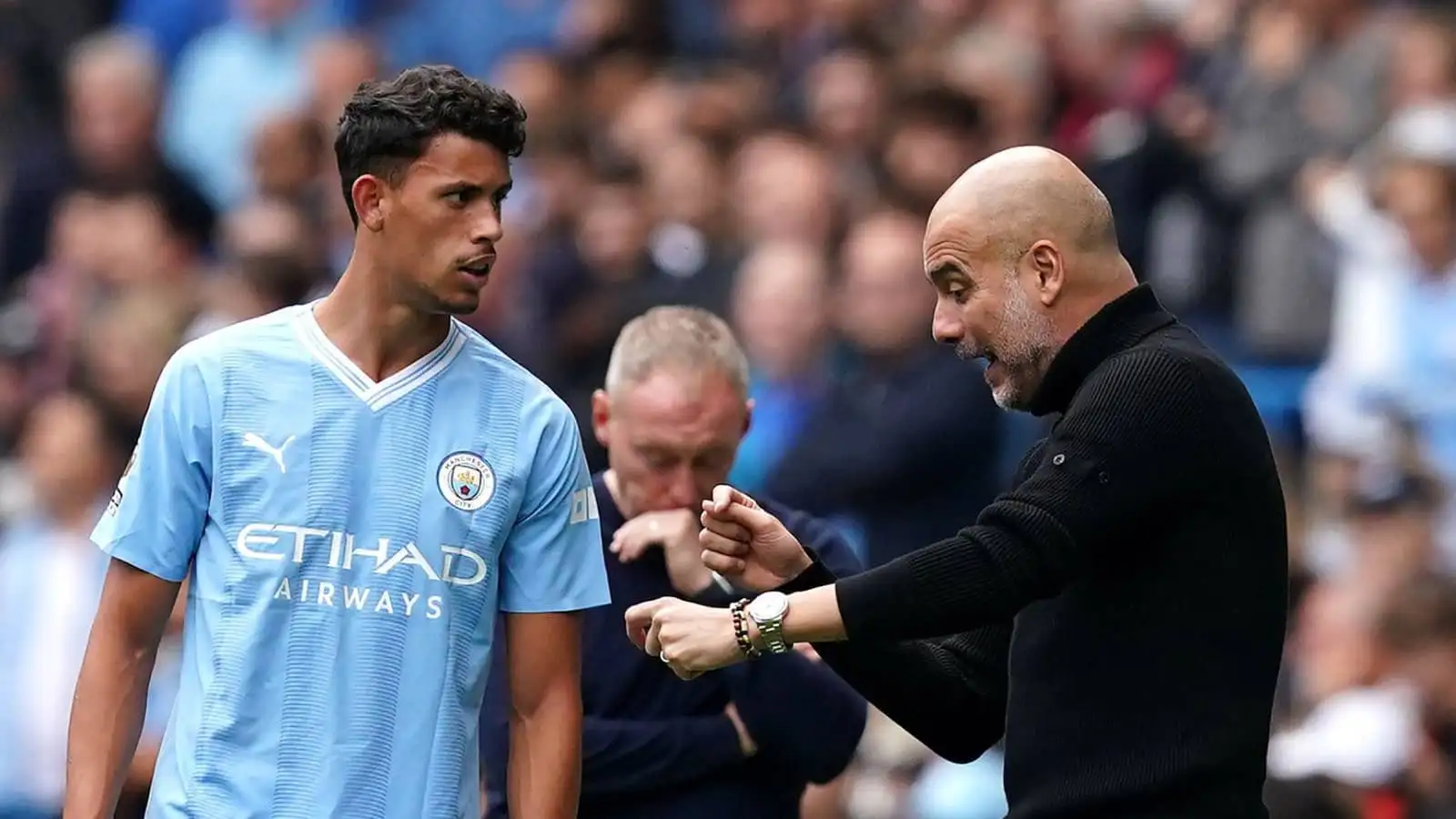 Pundit drops Man City title verdict after picking out three men who've dropped the level 2 c?url=https%3A%2F%2Fd2x51gyc4ptf2q.cloudfront.net%2Fcontent%2Fuploads%2F2023%2F10%2F12125717%2Fmatheus nunes pep guardiola manchester city september 2023 1