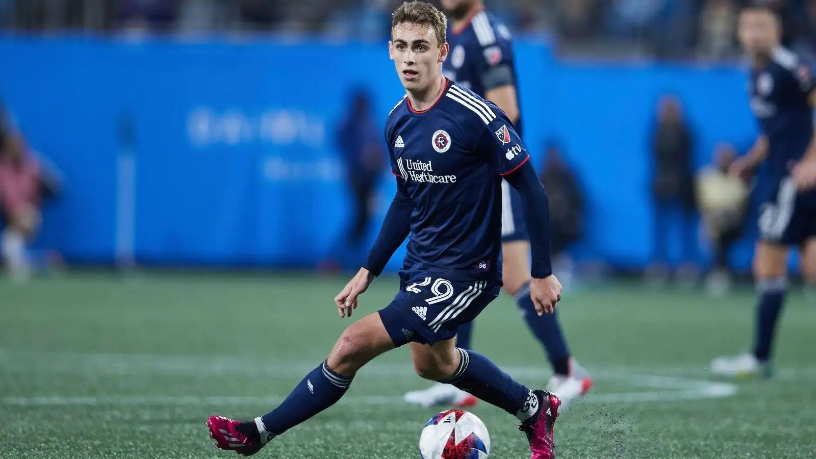 Arsenal, City to battle for $8m MLS teenager with 'a lot of scouts watching' star with English passport 1 Reported Tool kit and Manchester Municipal target Noel Buck in act for Brand-newfangled England Revolution in a MLS suit.