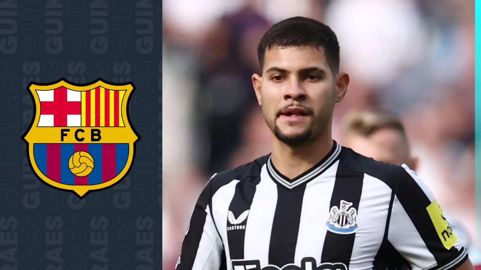 Newcastle United midfielder Bruno Guimaraes presumably has a Barcelona problem in his steady contract.
