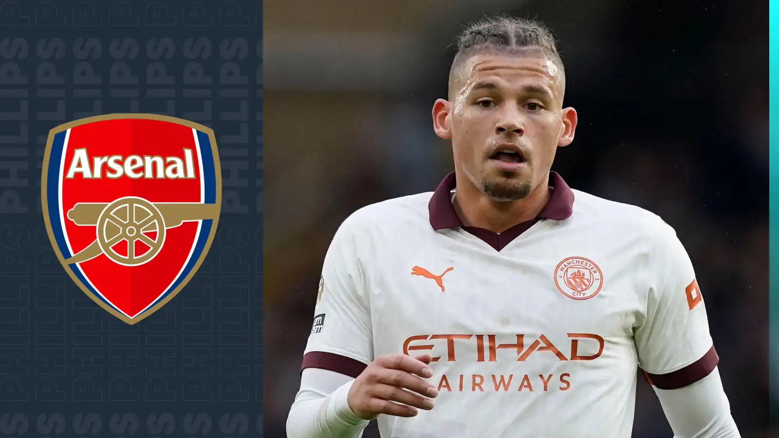 Arsenal attached Manchester Metropolis midfielder Kalvin Phillips