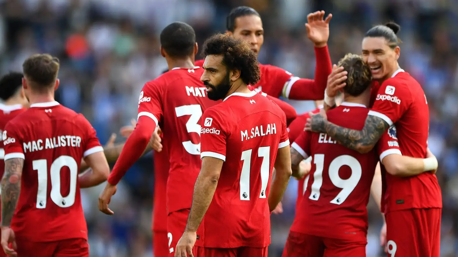 Liverpool ahead Mohamed Salah