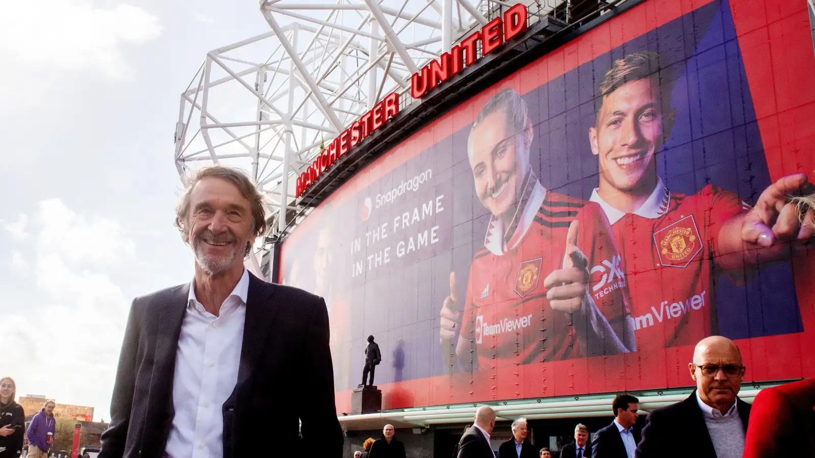 Sir Jim Ratcliffe gos to Worn Trafford throughout his effort to obtain into Manchester Joined.