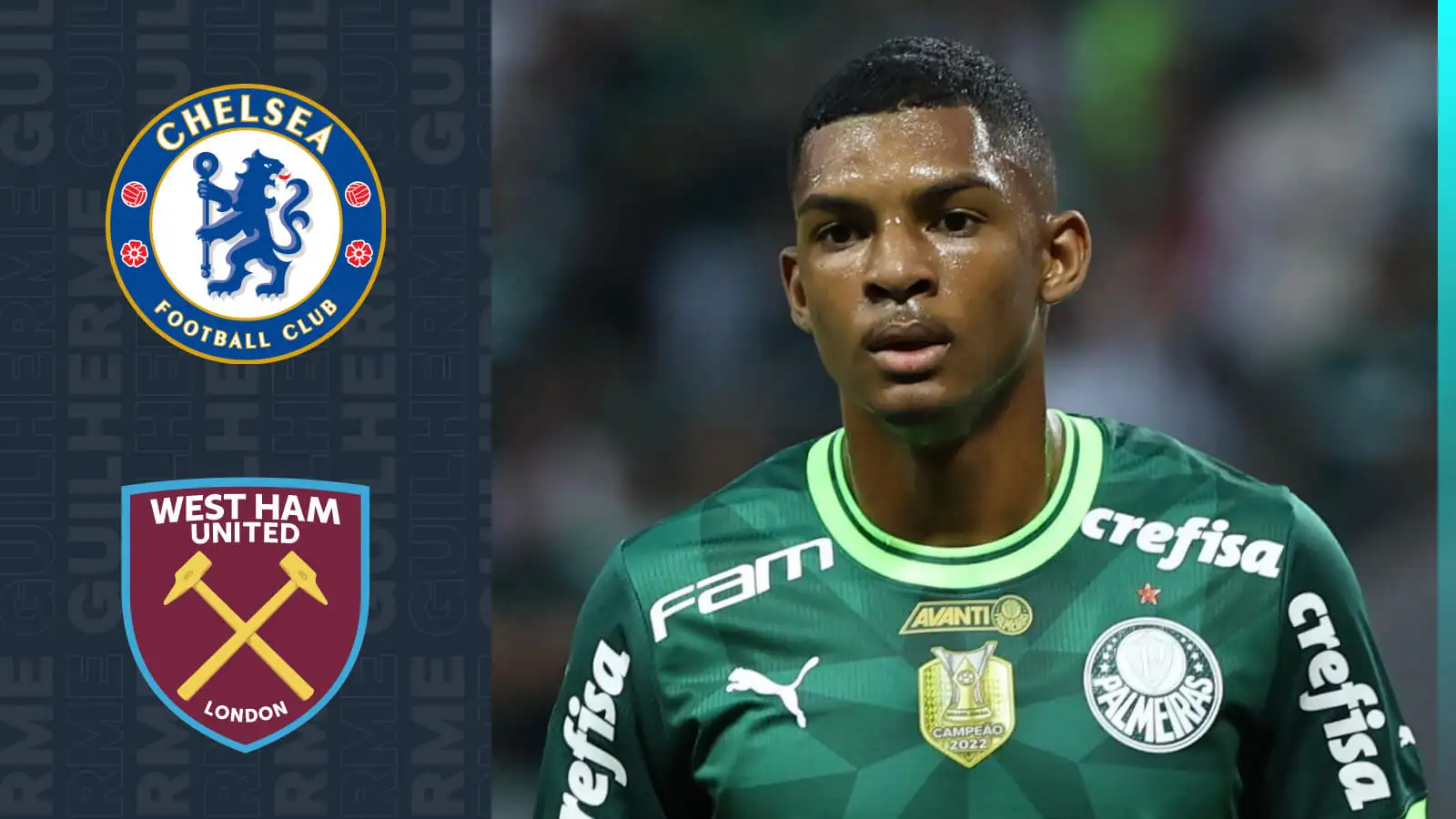 Chelsea and West Pork target Luis Guilherme of Palmeiras