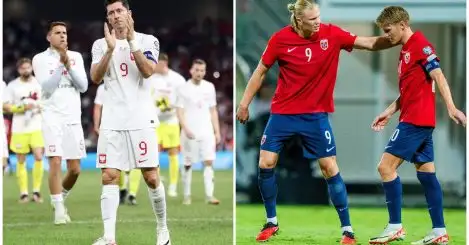 Arsenal duo, Haaland, Lewandowski feature in scarily good XI of stars who face missing Euro 2024 finals