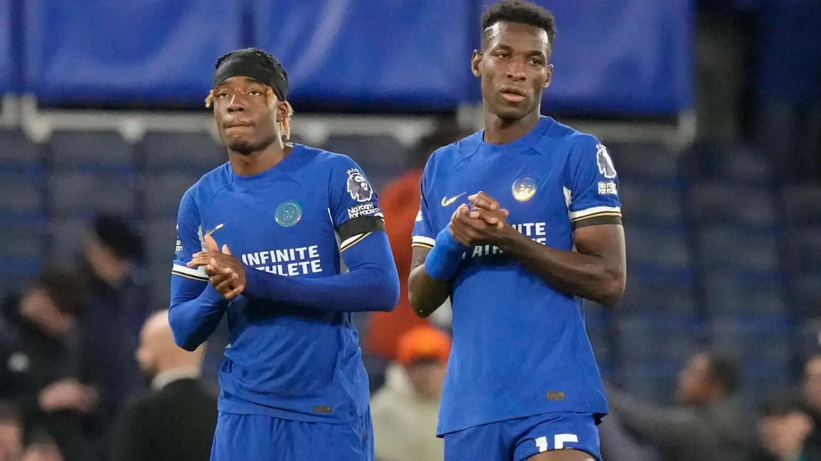 Chelsea willing to accept upwards of £30m for recent signing amid shock hunt for rival winger 1 Chelsea's Noni Madueke and Nicolas Jackson after the draw using Smorgasbord.