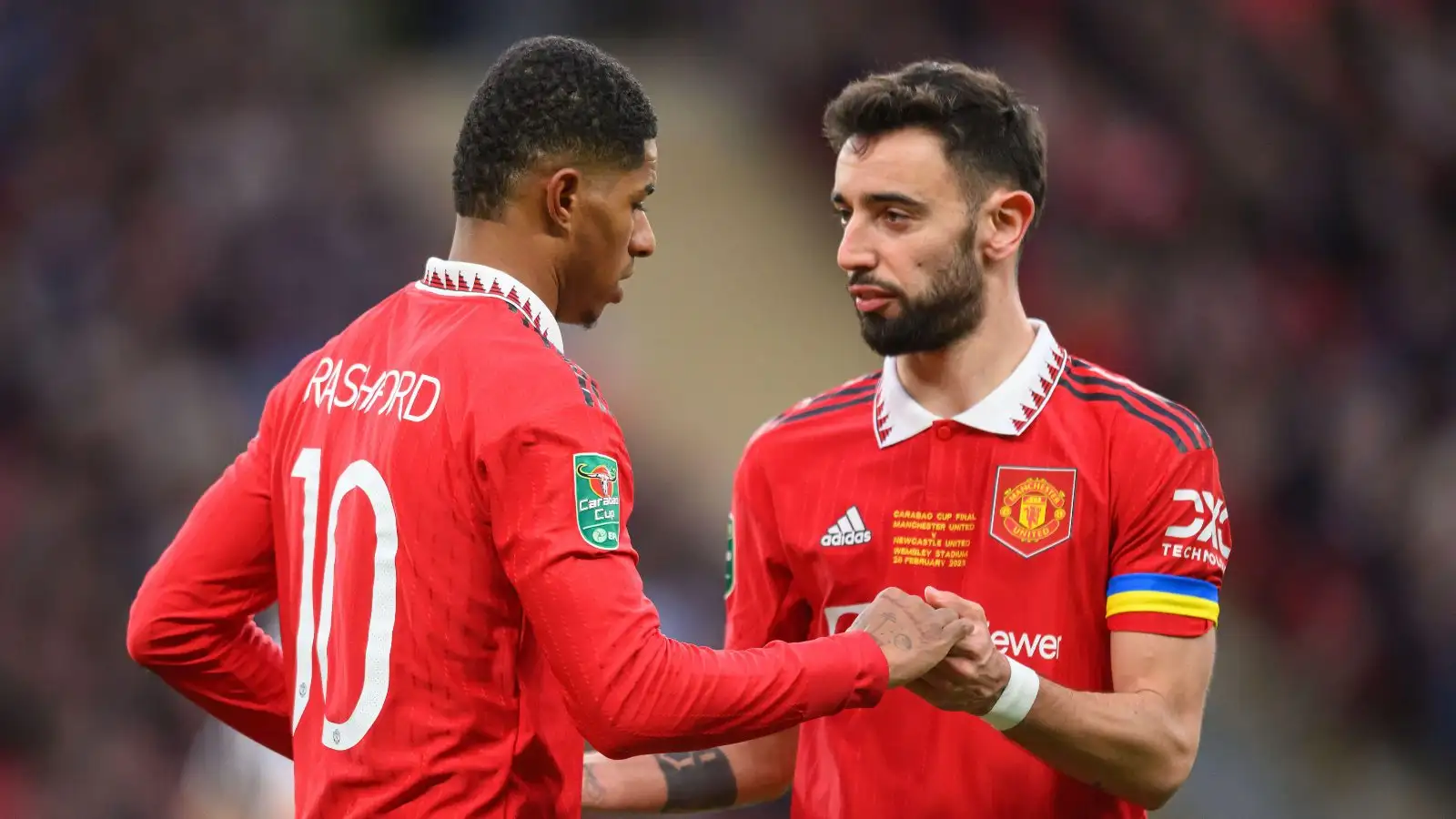 Ferdinand identifies 'two big factors' why Man Utd have faltered this season; gives CL verdict 1 Guy Utd duo Marcus Rashford as well as Bruno Fernandes