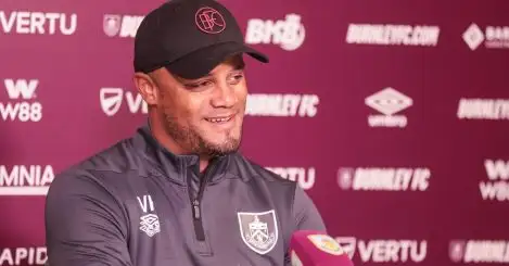 Kompany insists it is ‘not in my nature to panic’ with Burnley under pressure to pick up points