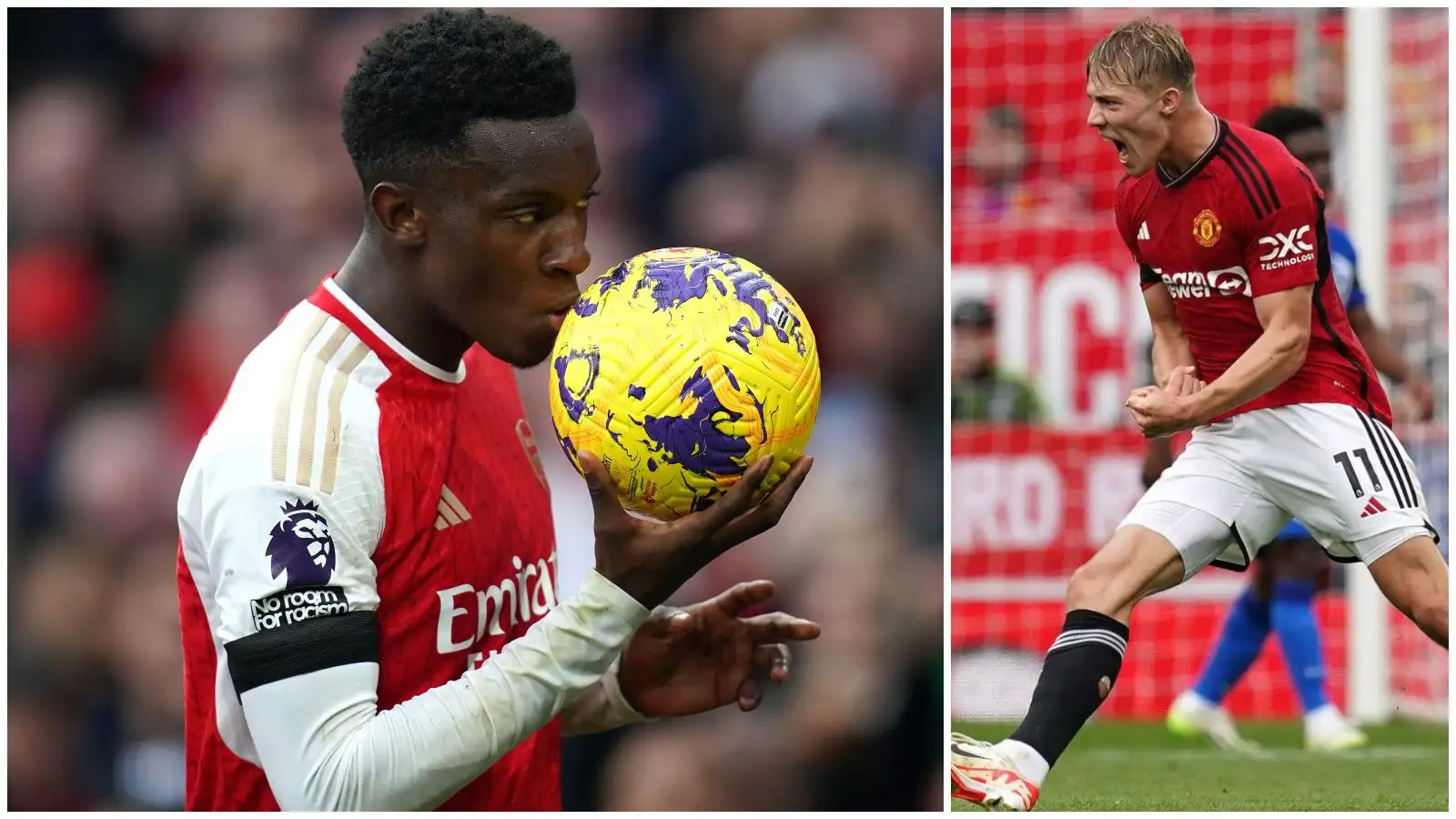 Arsenal's Eddie Nketiah is a better striker than Manchester United's Rasmus Hojlund, says Tim Sherwood.