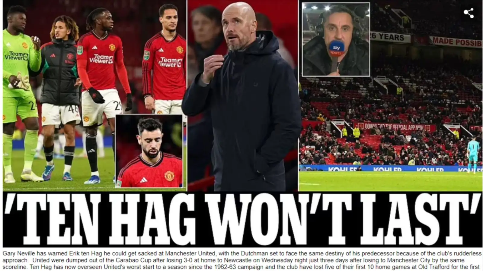 Erik ten Hag sack prediction claims as six 'most important' Man Utd players named 4 c?url=https%3A%2F%2Fd2x51gyc4ptf2q.cloudfront.net%2Fcontent%2Fuploads%2F2023%2F11%2F02110059%2FThe Mail over egg the Gary Neville and Ten Hag pudding