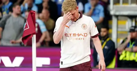 City star De Bruyne compares hamstring to ‘wet kitchen towel’ with ‘major scan’ to reveal injury return