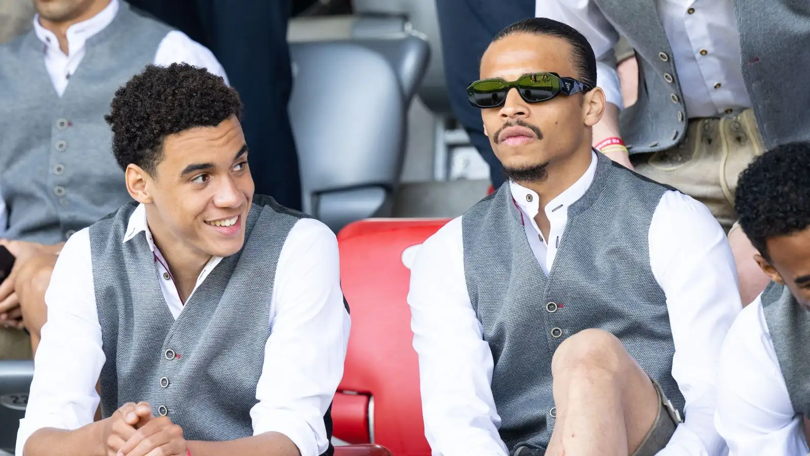 Liverpool 'suffer huge blow' as Salah replacement snubs transfer; Klopp to miss out on £15m teen 3 c?url=https%3A%2F%2Fd2x51gyc4ptf2q.cloudfront.net%2Fcontent%2Fuploads%2F2023%2F11%2F03143544%2FBayern duo Musiala and Sane 1