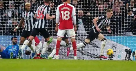 Newcastle 1-0 Arsenal: Gordon nets controversial winner thanks to VAR assist in heated Prem clash