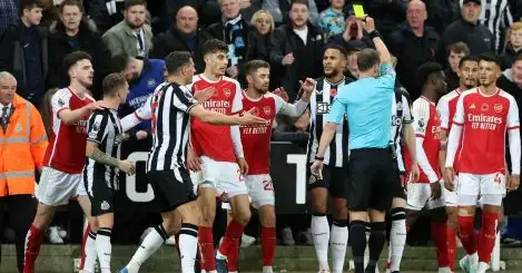 Neville slams Arsenal player for ‘dangerous’ challenge but backtracks after Newcastle reaction