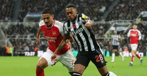 Newcastle release statement condemning racist abuse of Guimaraes, Willock after Arsenal win