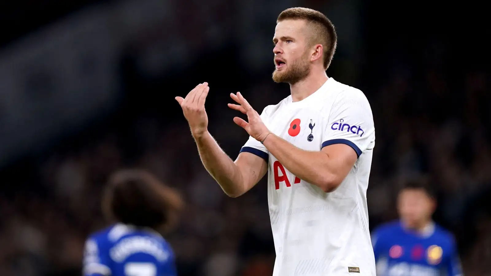 Eric Dier plays for Tottenham v Chelsea