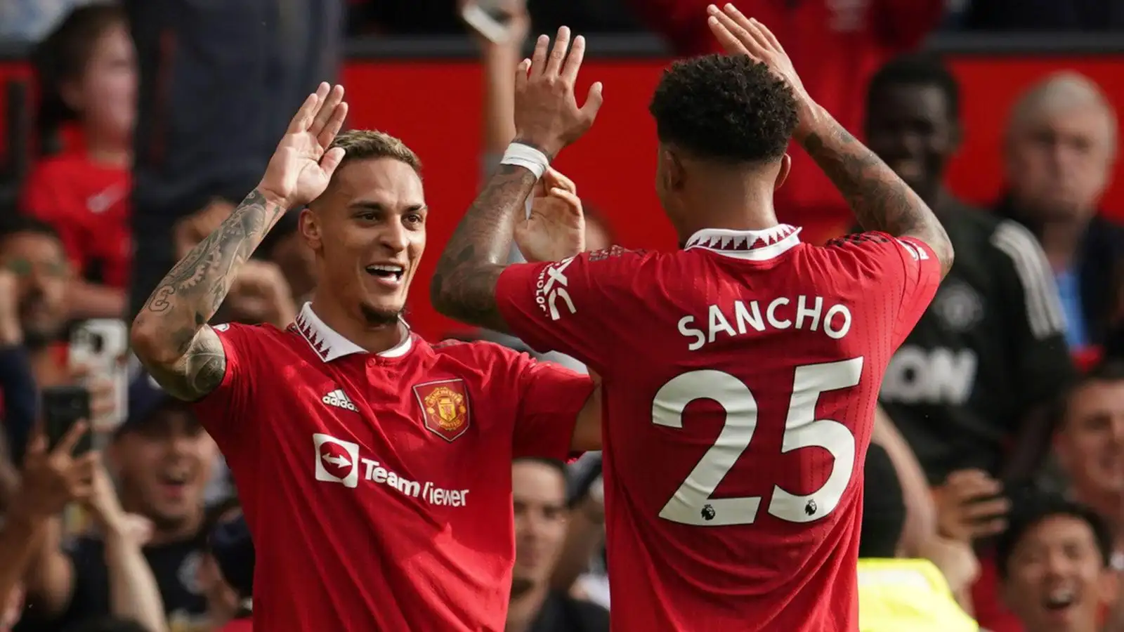 Manchester United duo Antony and Jadon Sancho be glad a dream.