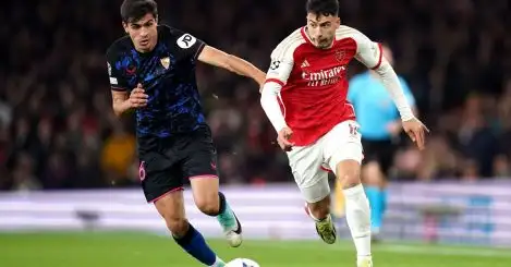Martinelli runs Sevilla ragged as Arsenal pass another Champions League test with flying colours