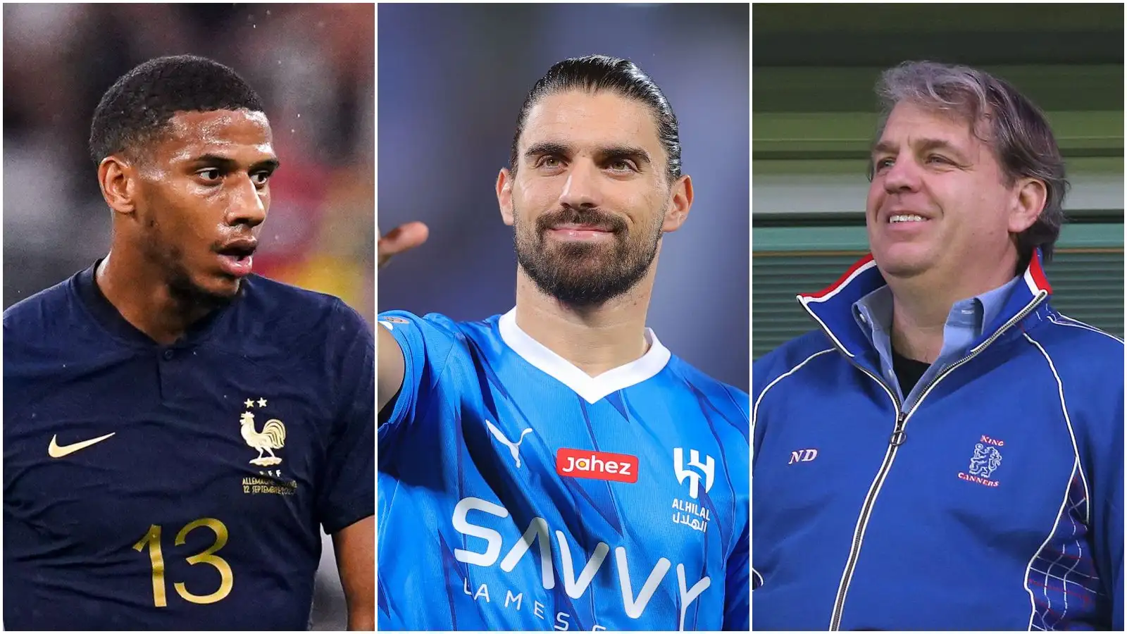 Nice defender Jean-Clair Todibo, Al-Hilal midfielder Ruben Neves and Chelsea owner Todd Boehly
