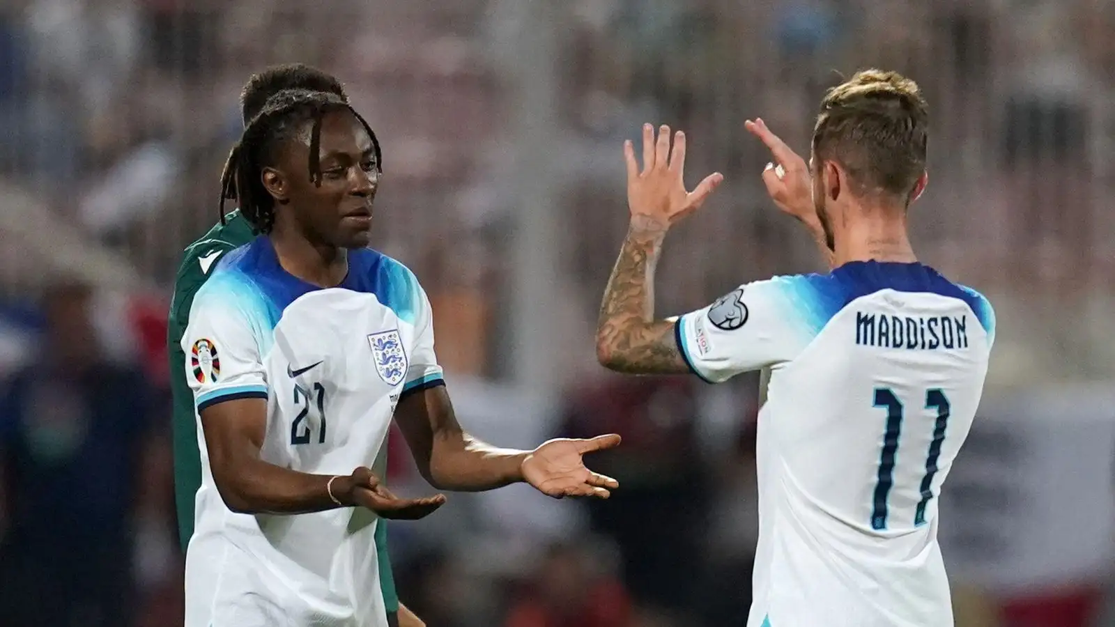 Blow for Man City, Arsenal and Tottenham as classy attacker 'agrees deal' with Prem rivals 1 Eberechi Eze readjusts James Maddison for England