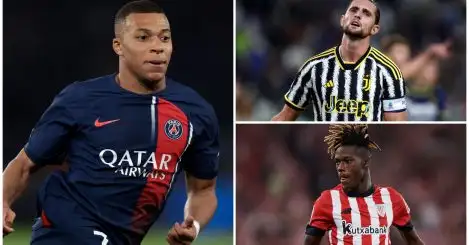 Mbappe, Liverpool and Man Utd targets among 20 best players out of contract in 2024…