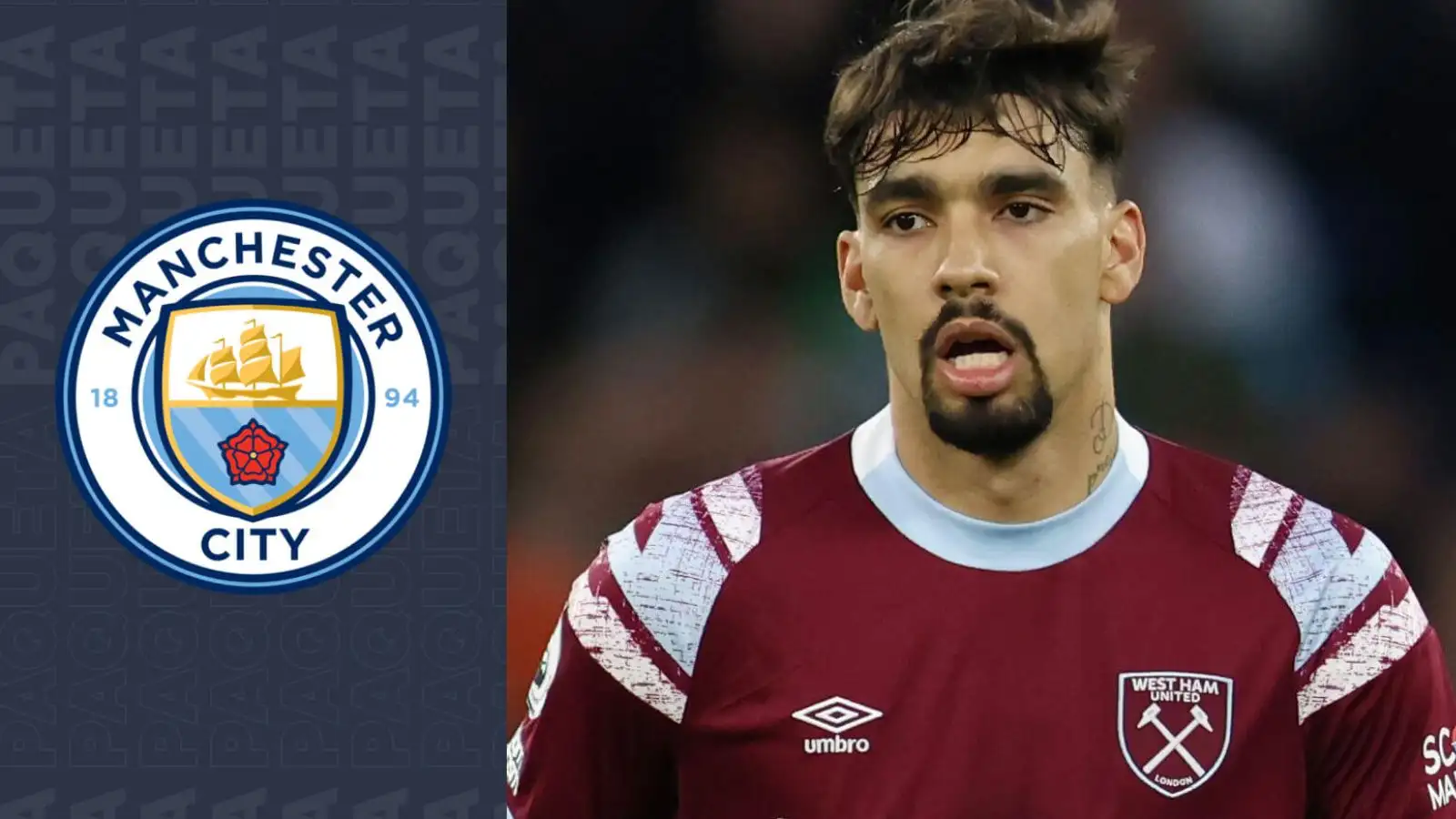 West Pork midfielder Lucas Paqueta is reportedly attracting piousness from Manchester Metropolis.